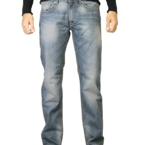 Deni Yo Men Blue Washed Slim Fit Jeans