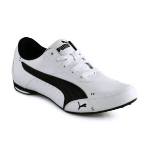 Puma Men Racer White Shoes