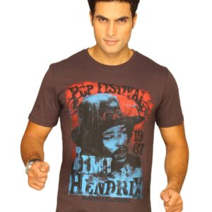 Jimi Hendrix Men's Pop Festival Dark Grey T-shirt