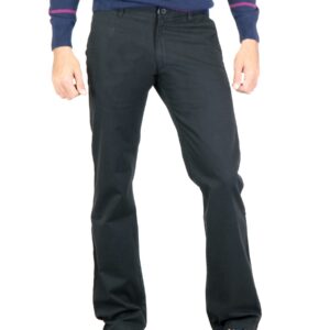 Highlander Men Solid Black Trouser