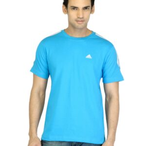 ADIDAS Men Blue T-shirt