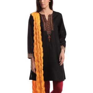 Fabindia Yellow Dupatta