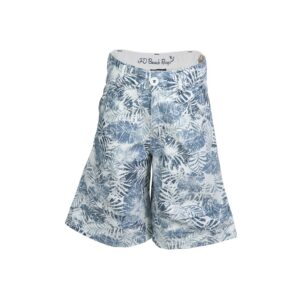 Doodle Kids Boy Printed Blue Shorts