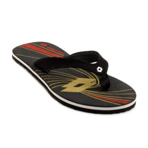 Lotto Unisex Shine Black Slippers