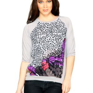 Jealous 21 Women Jealous Pam Grey Top Grey Tops