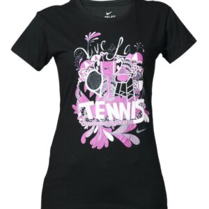 Nike Women's Tennis Black T-shirt