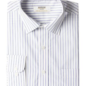 Arrow Men Stripes White Shirts