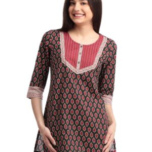 Aurelia Women Black Kurti