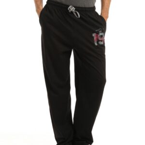 Hanes Men Black Knitted Lounge Pants