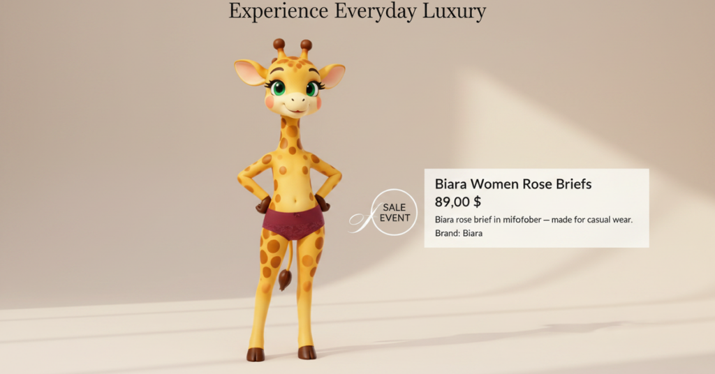 Biara Women Rose Briefs promo banner