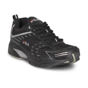 Fila Men's Barrier Black Silver Shoe