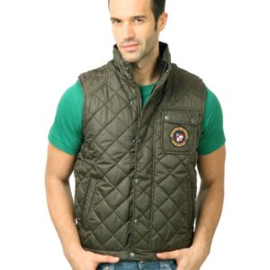U.S. Polo Assn. Men Solid Olive Jacket