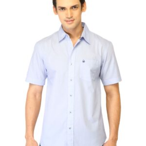 UCB Men Basic Logo Light Blue Shirt