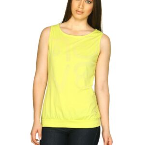 Puma Women Yellow Sleeveless Top