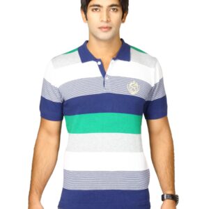 Puma Men's Knit Polo Mazarine Blue Polo T-shirt