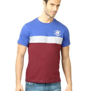 U.S. Polo Assn. Men Solid Blue Tshirt