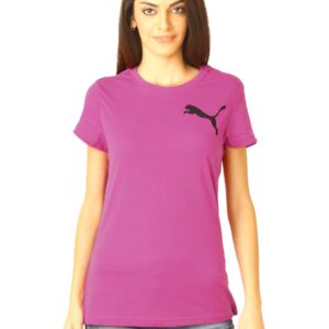 Puma Women USP Chest Cat Fuchsia T-shirt