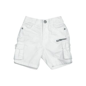 Gini and Jony Men Solid White Shorts