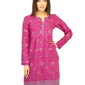 BIBA Women Printed Pink Kurta