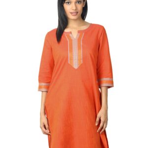 Aurelia Women Orange Kurta