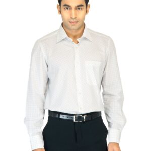 Turtle Check Men White Shirt
