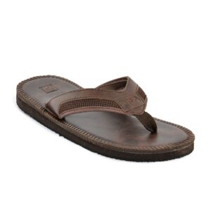 Fila Men Over Stitch Brown Slippers