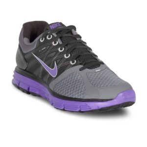 Nike Men's Lunar Glide Grey Black Purple Shoe