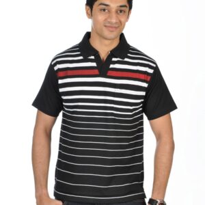 Classic Polo Men Vulcan Black Polo Tshirts