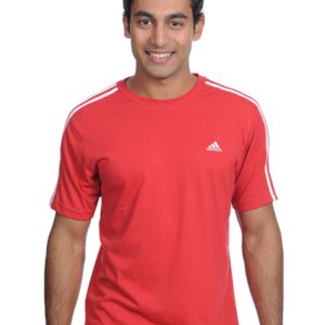 ADIDAS Mens Crew Red T-shirt