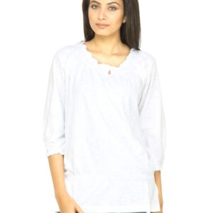 s.Oliver Women Solid White Top