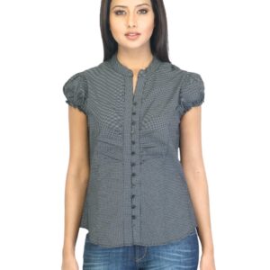 Scullers For Her Women Printed Black Top