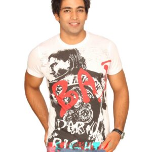 UCB Men's Roundneck Take Good Look White T-shirt