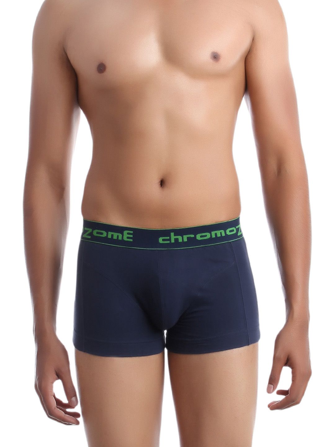 Chromozome Men Navy Blue Trunks
