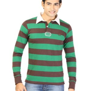 Lee Men Stripes Green T-shirt