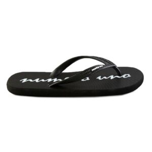 Numero Uno Men's Casual Black Graphic Flip Flop