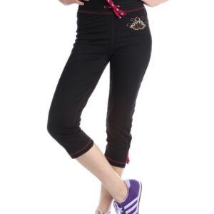 Urban Yoga Women Black Capris