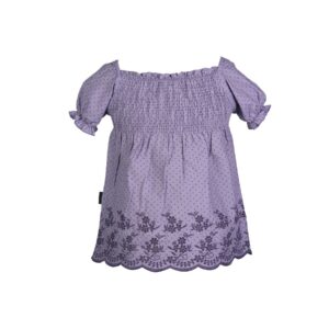 Doodle Kids Girl Printed Lavender Dress