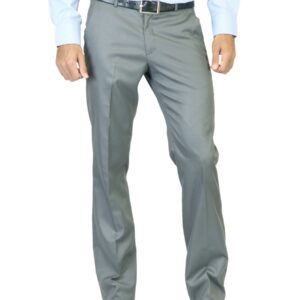 John Miller Men Striped Grey Trousers