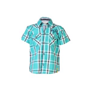 Gini and Jony Kids Boys Check Blue Shirts