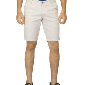 Scullers Men Cream Shorts