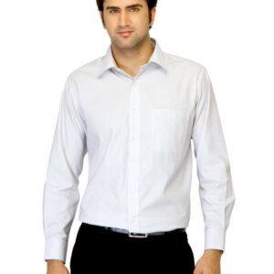 John Miller Men Striped White Shirt