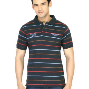 Wrangler Men Polo Charcoal T-shirt