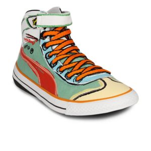 Puma Unisex Lo Punk White Green Red Shoe