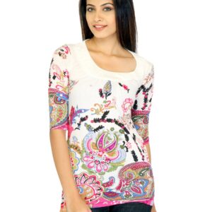 Jealous 21 Women Printed Cream Tops