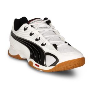 Puma Men's Vibrant White Black Red Shoe