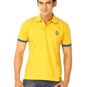 Flying Machine Men Yellow Polo Tshirts