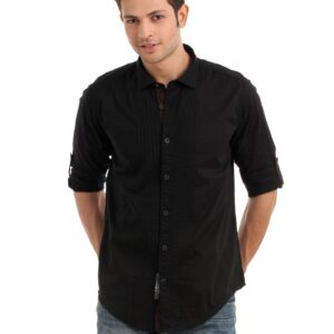 Basics Men Black Shirt