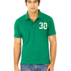 Flying Machine Green Polo Tshirts