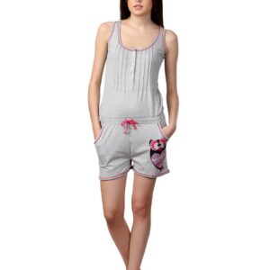 SDL by Sweet Dreams Women Grey Melange Jumpsuit