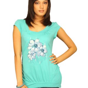 Wrangler Women's Sequin Green T-shirt